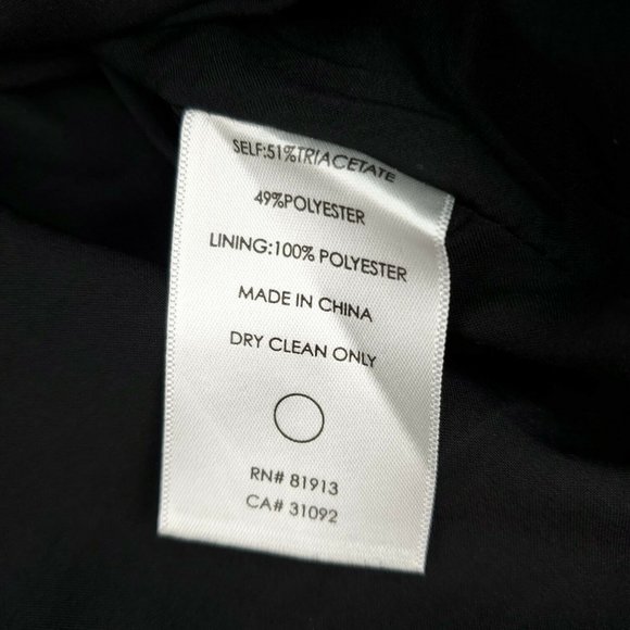 Tracy Reese Womens Black Back Zip Short Wrap Straight And Pencil Skirt Size 6 - Picture 6 of 12